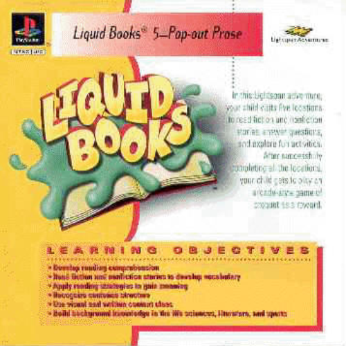 Liquid Books Adventure 5 - Pop-Out Prose (USA) Cover